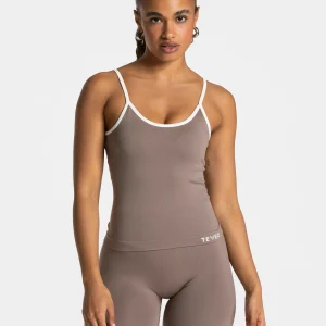 Contrastline Cami Top "Mokka"