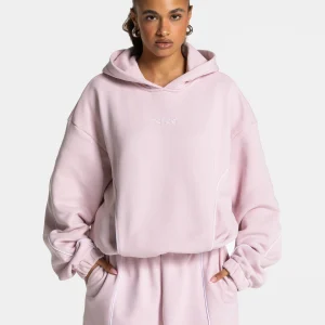 Contrastline Hooded Sweater "Rosa"