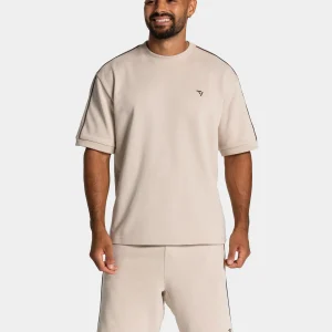 Contrastline Oversized T-Shirt "Cream"