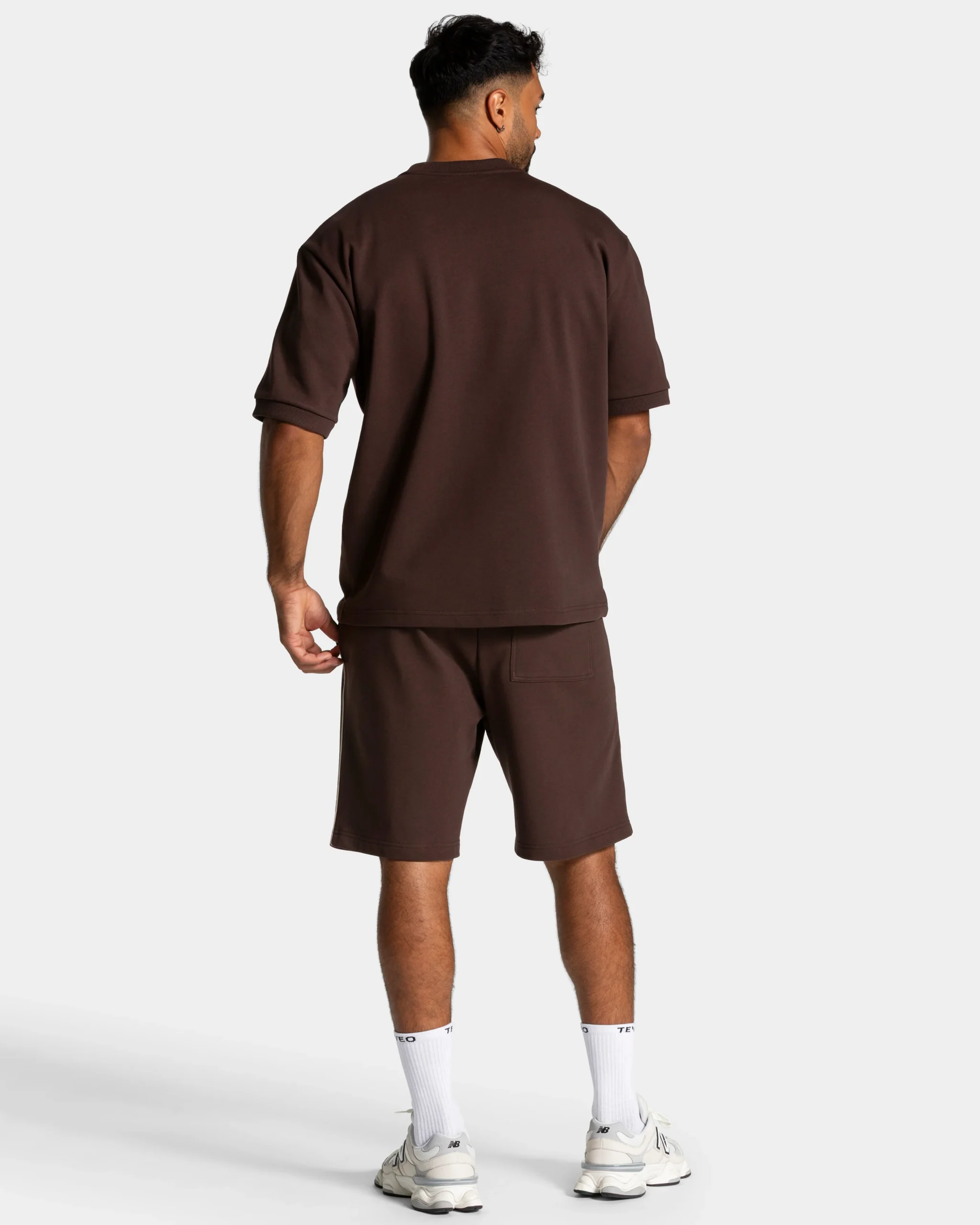 Contrastline Oversized T-Shirt "Espresso" – Image 6