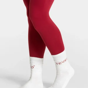 Contrastline Socken (2er-Pack) "Off White - Cherry"