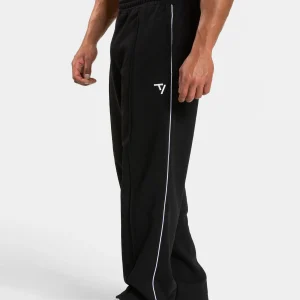 Contrastline Straight Leg Jogger "Schwarz - Weiß"