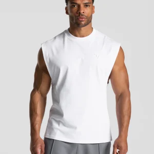 Contrastline Oversized Tank "Weiß"