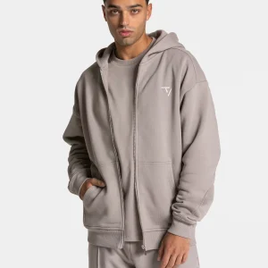 Contrastline Zip Jacke "Stone"