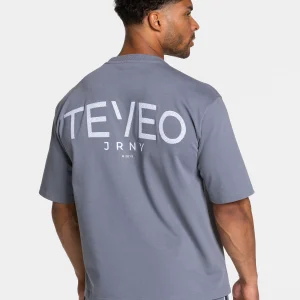 Journey Oversized T-Shirt "Eisgrau"