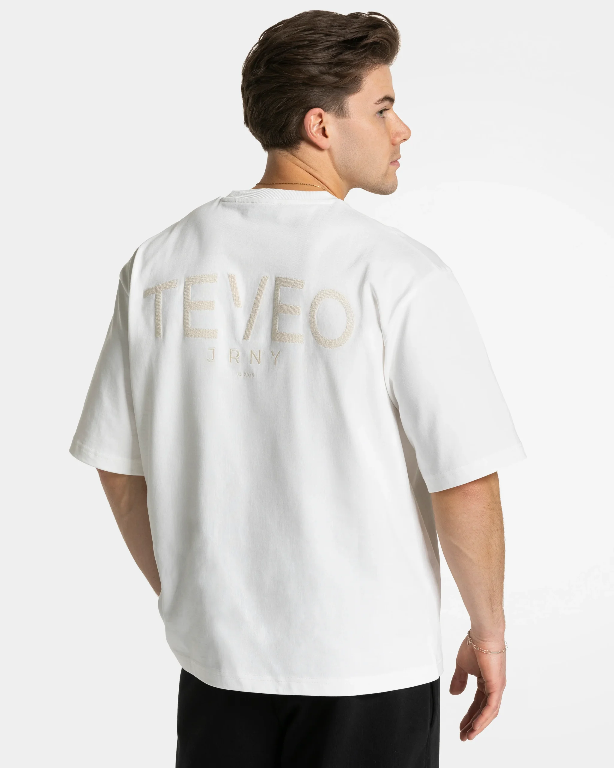 Journey Oversized T-Shirt "Off White" – Image 3