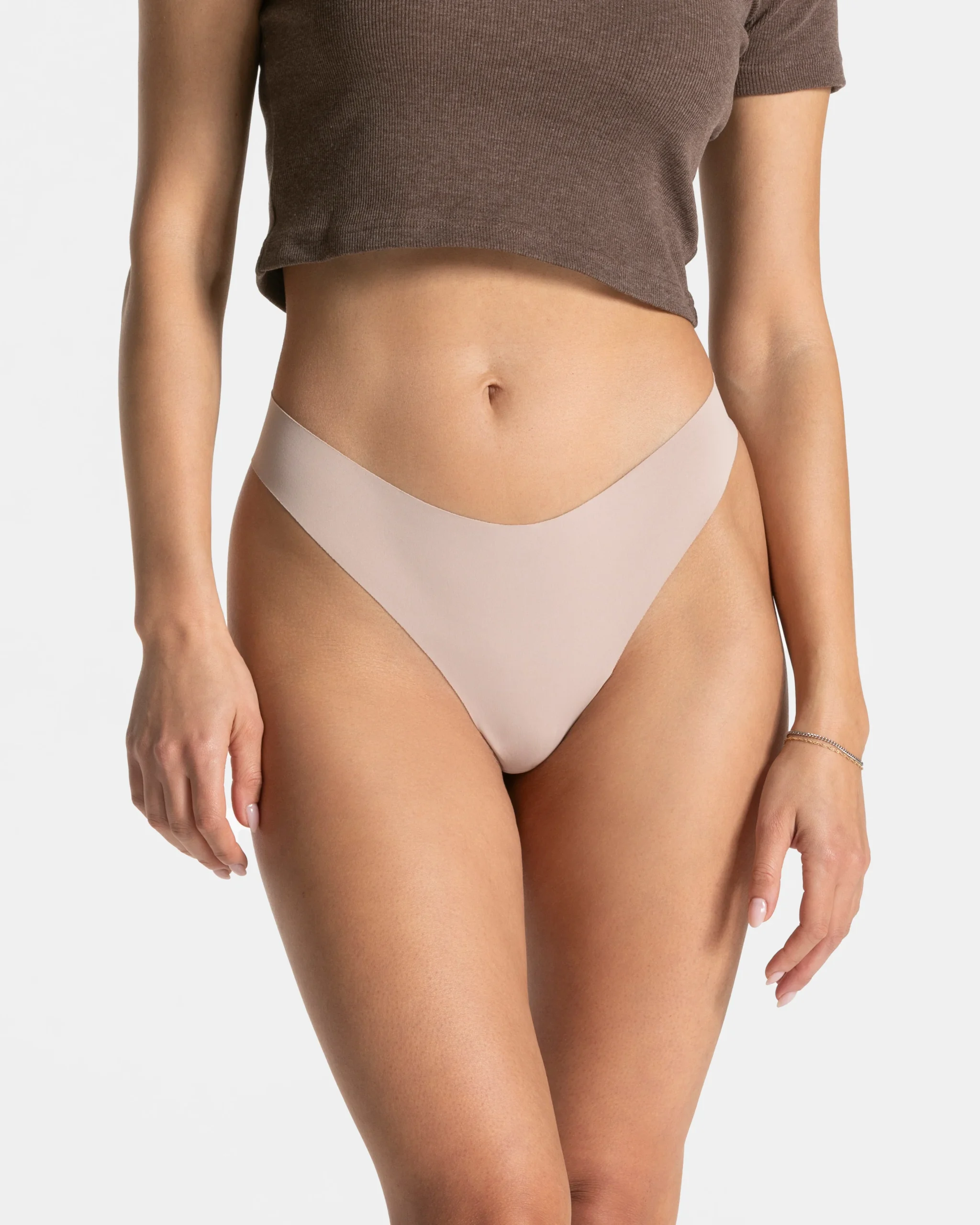 Seamless Padded Tanga (2er-Pack) "Oat" – Image 2