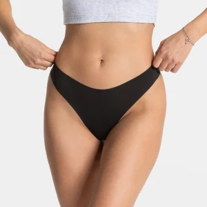 Seamless Padded Tanga (2er-Pack) "Schwarz"