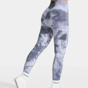 Tie Dye Scrunch Leggings "Stormy"