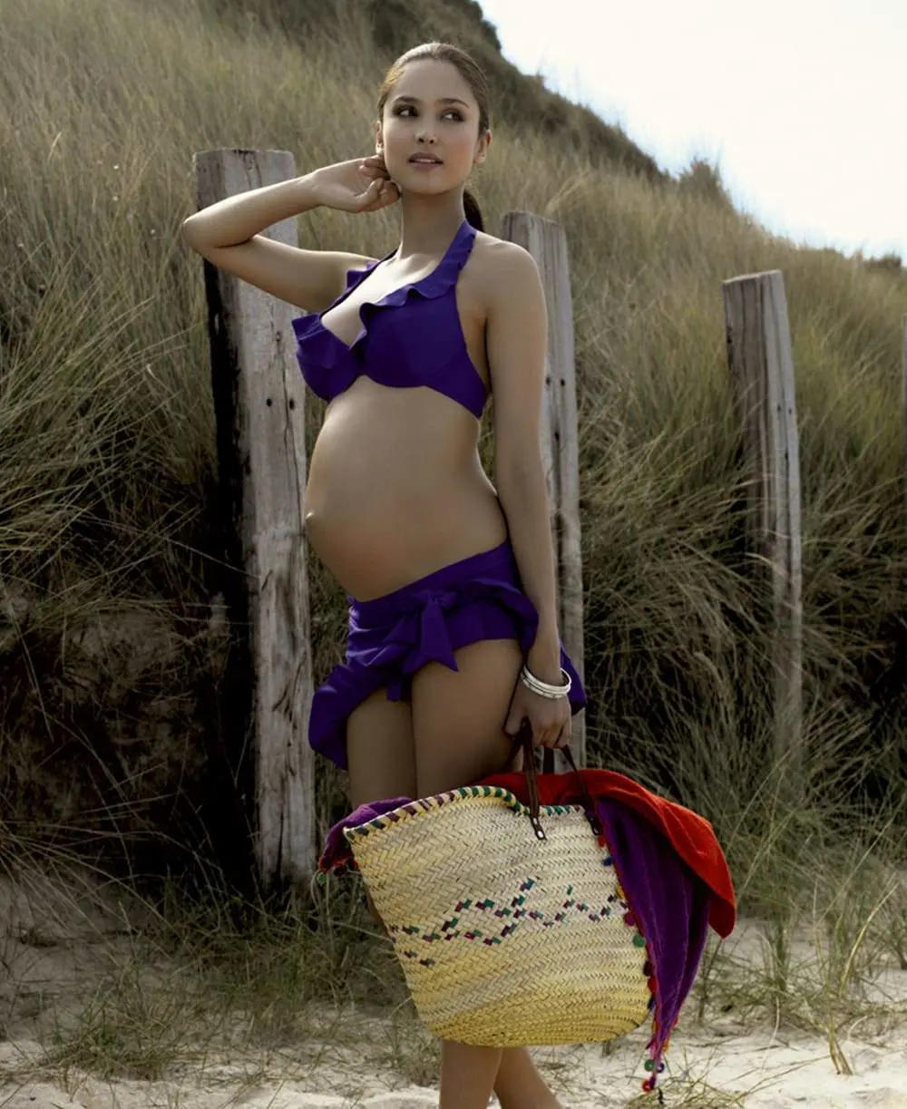 Bikini de maternité avec armatures Salsa - Violet – Image 3