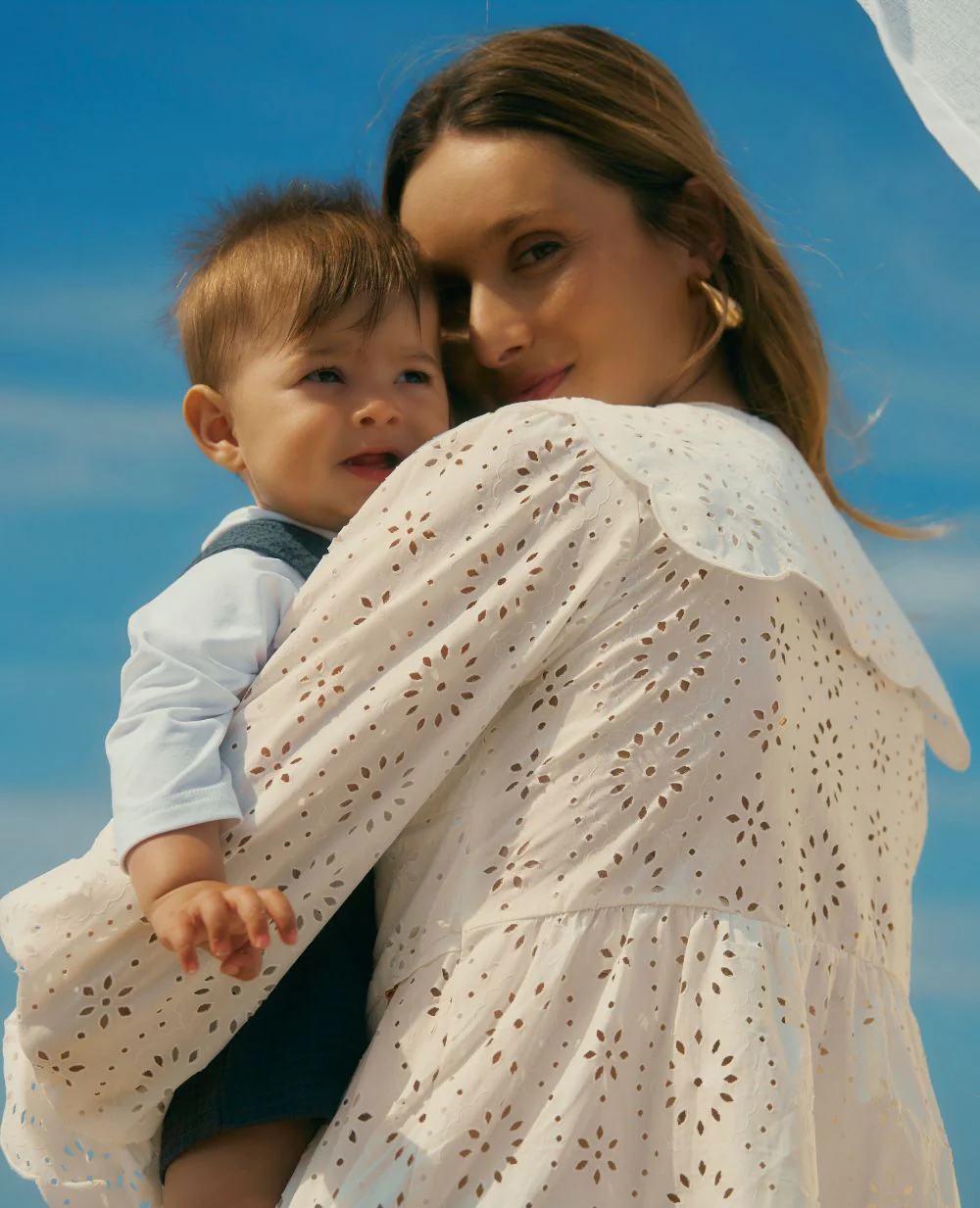 Blouse de grossesse et allaitement Clothilde - Blanc – Image 4