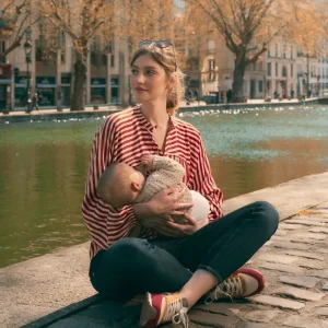 Blouse de grossesse et allaitement Madeleine - Cuivre