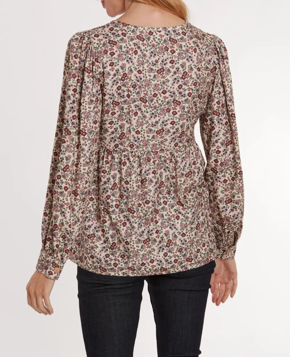 Blouse de grossesse et d’allaitement Eléonore - Fleur – Image 4