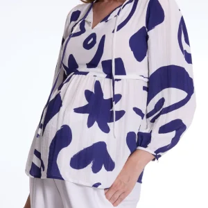 Blouse manches ballon Corfou - Multico