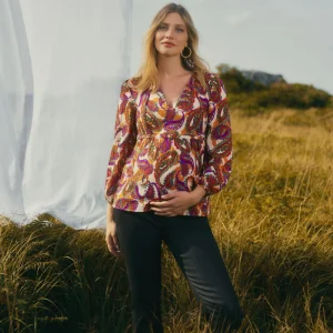 Blouse manches ballon Latina - Multico