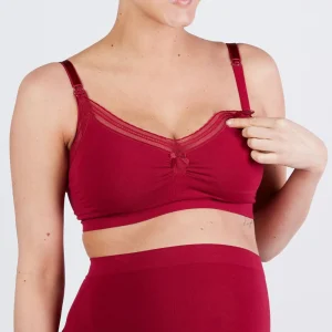 Brassière de grossesse et d'allaitement Milk - Bordeaux