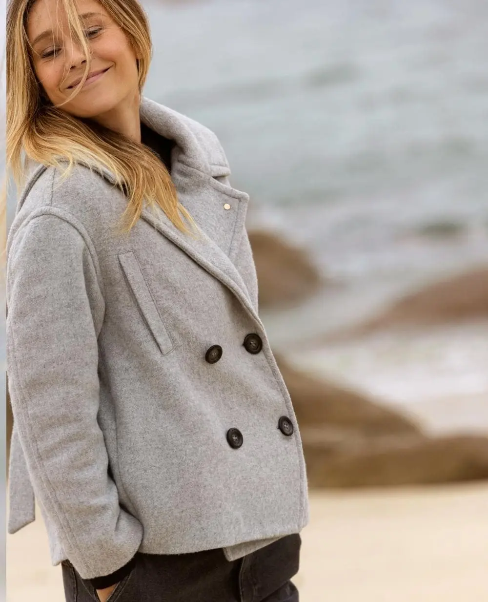 Caban de grossesse Malo - Gris – Image 5