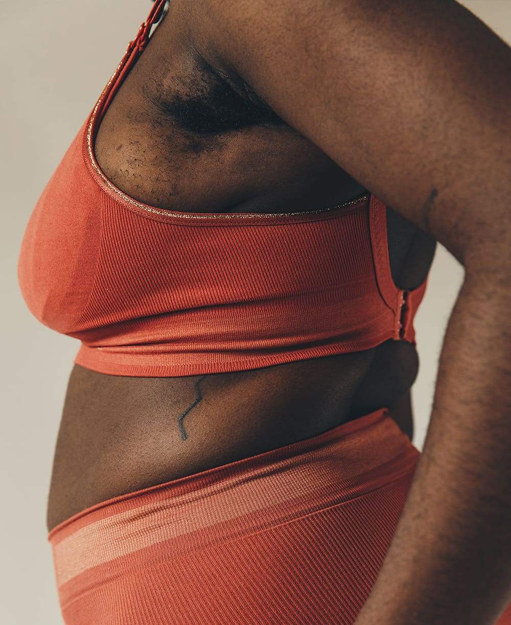 Cache Coeur x Tajine Banane : Brassière d'allaitement I'm enough - Terracota – Image 4