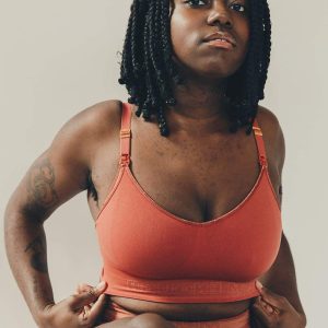 Cache Coeur x Tajine Banane : Brassière d'allaitement I'm enough - Terracota