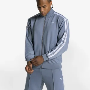 Club Zip Jacke "Stahlblau"