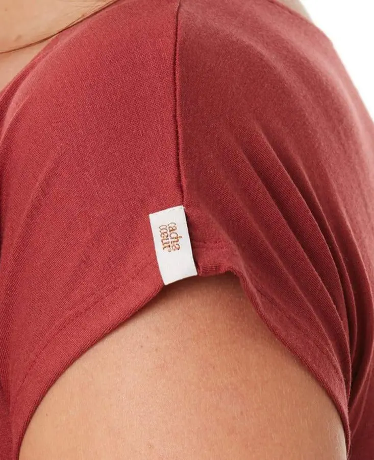 Combinaison de grossesse et d’allaitement Origin - Terracotta – Image 4