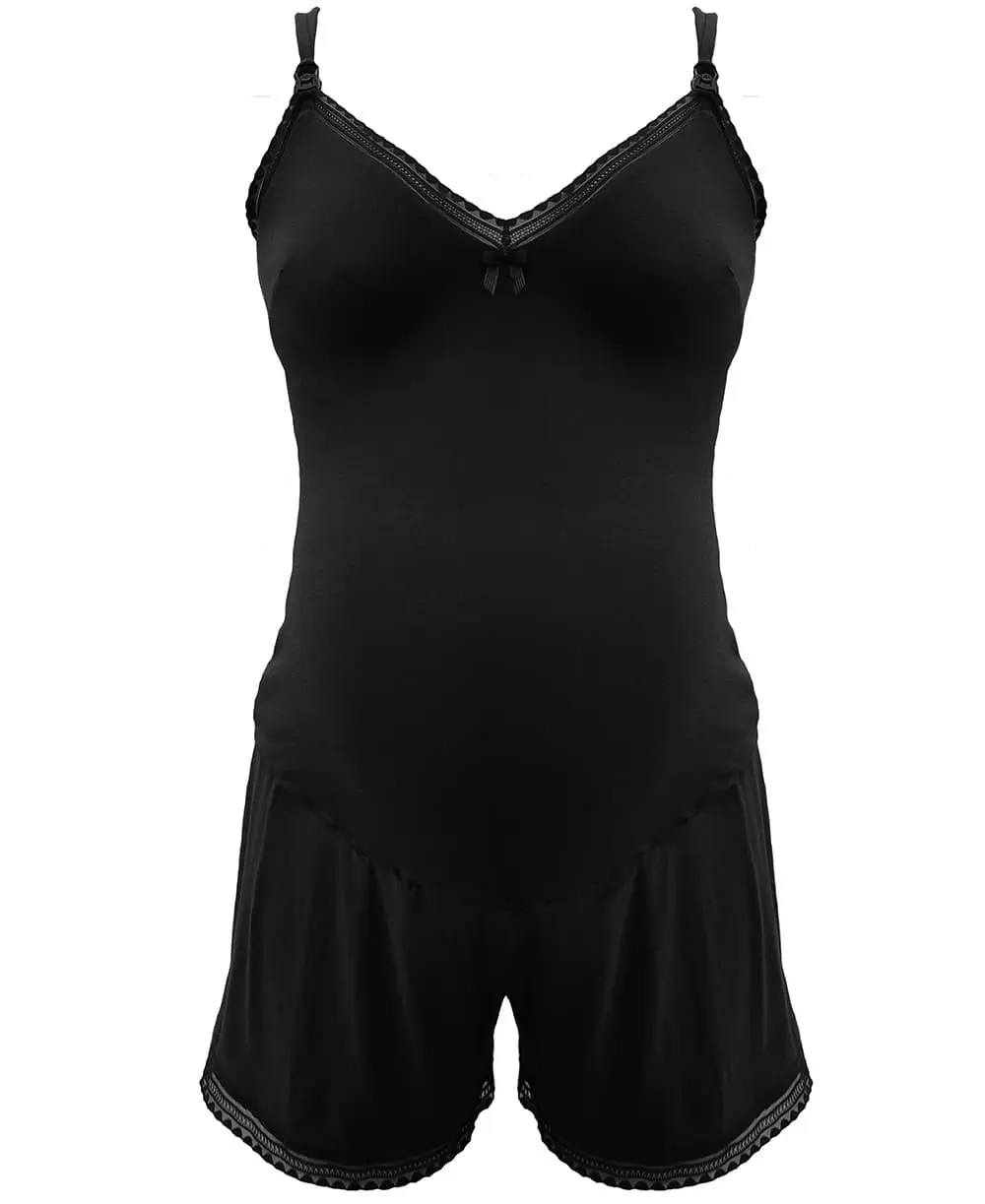 Combishort de grossesse Milk - Noir