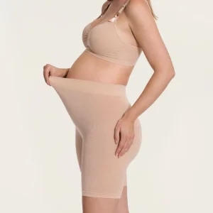 Cycliste de grossesse sans couture Essentiel - Beige