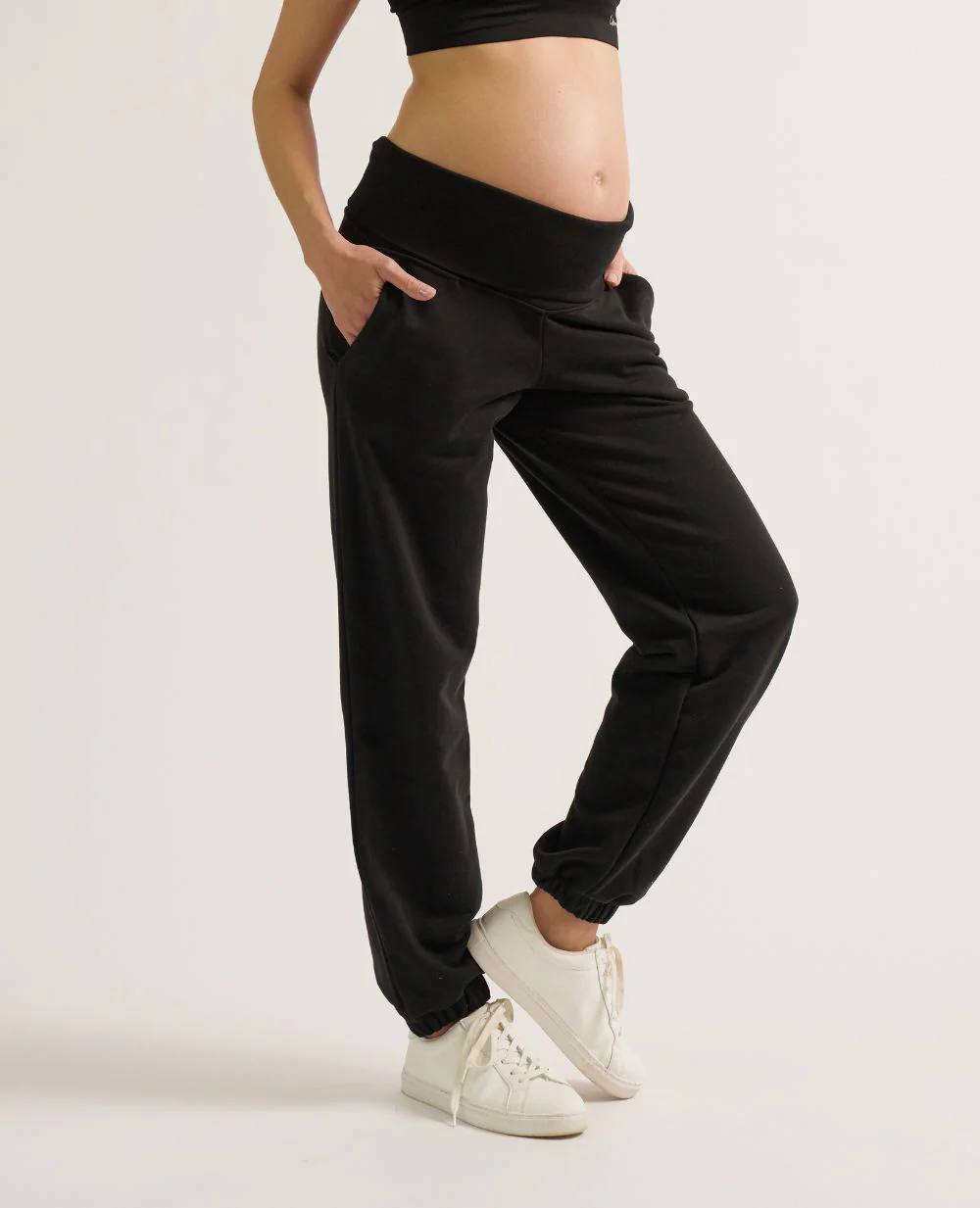 Jogger de sport et de grossesse Woma - Noir – Image 5