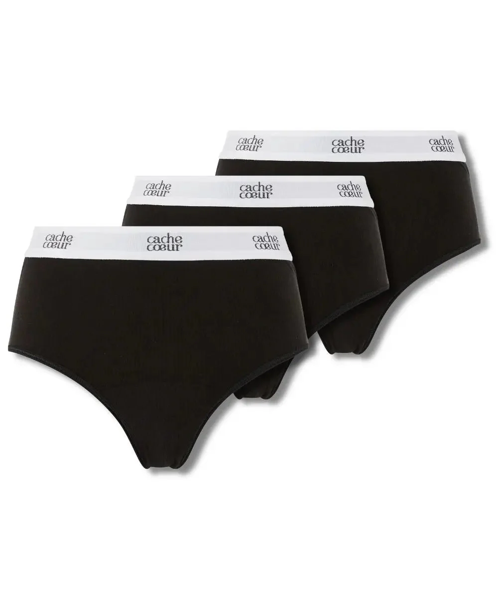 Lot de 3 culottes menstruelles ultra absorbante Bodyguard - Noir