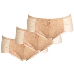 Lot de 3 shorty Iris - Beige