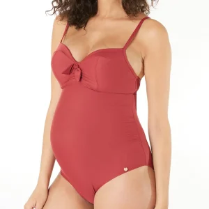 Maillot de bain de grossesse avec armatures Monaco - Terracota