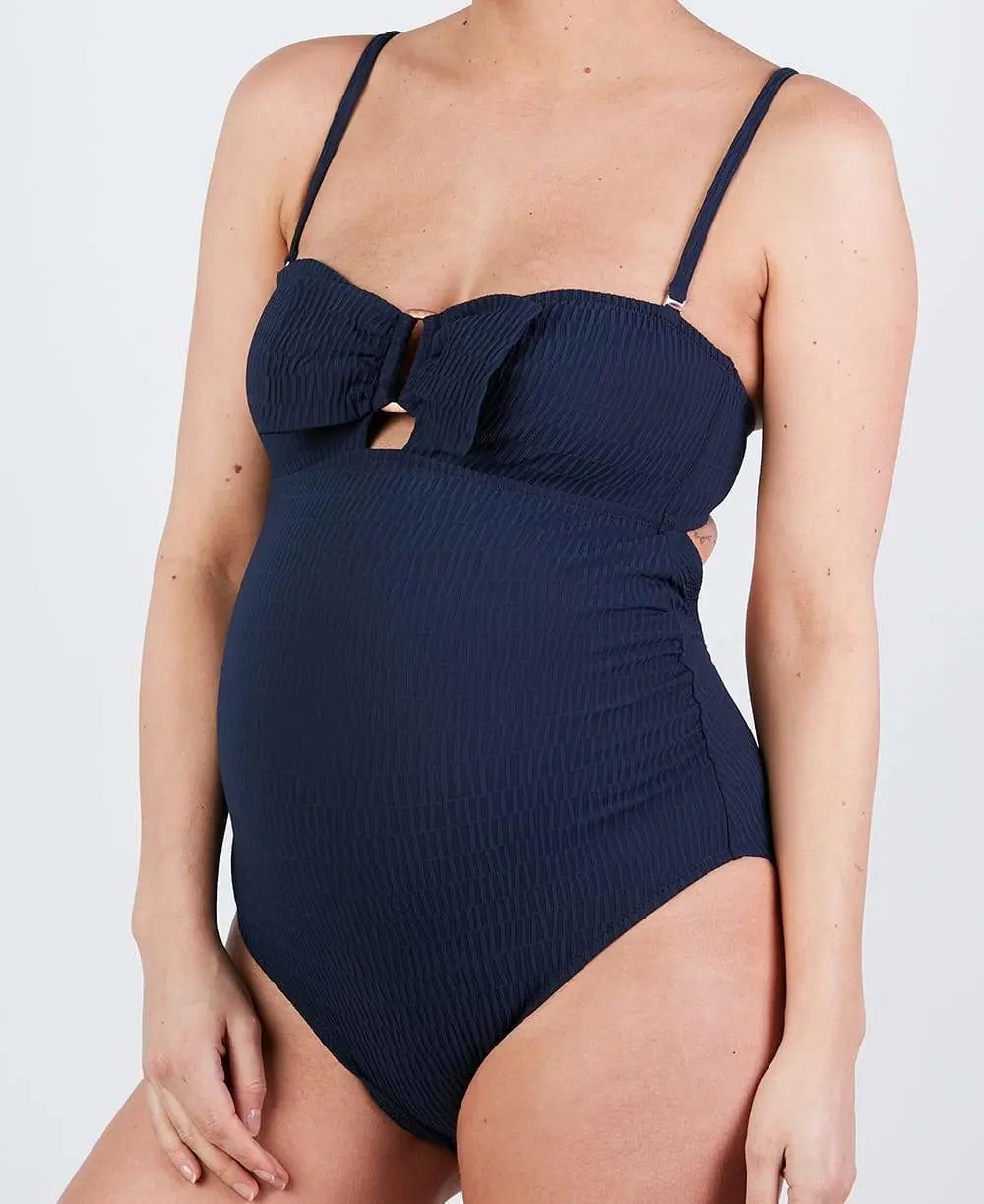 Maillot de bain de grossesse Bamboo - Marine