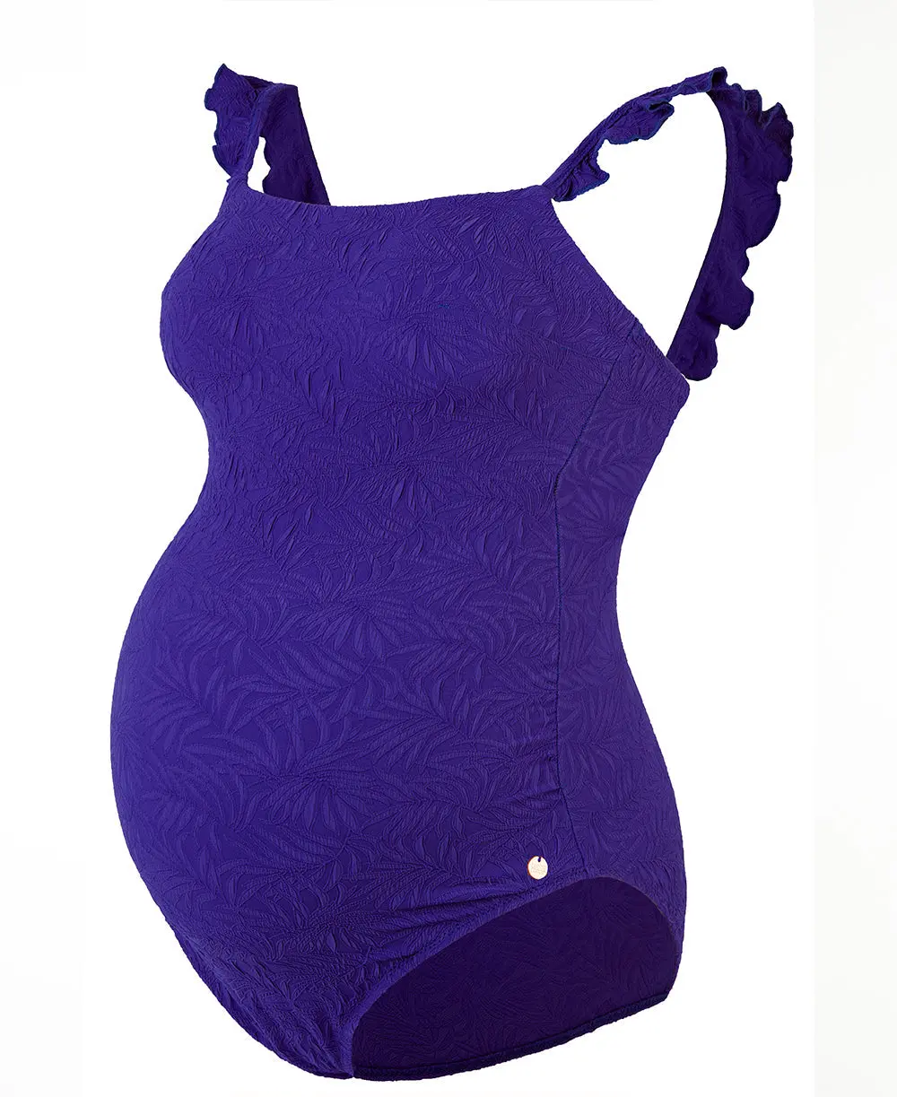 Maillot de bain de grossesse Maldives - Violet – Image 3