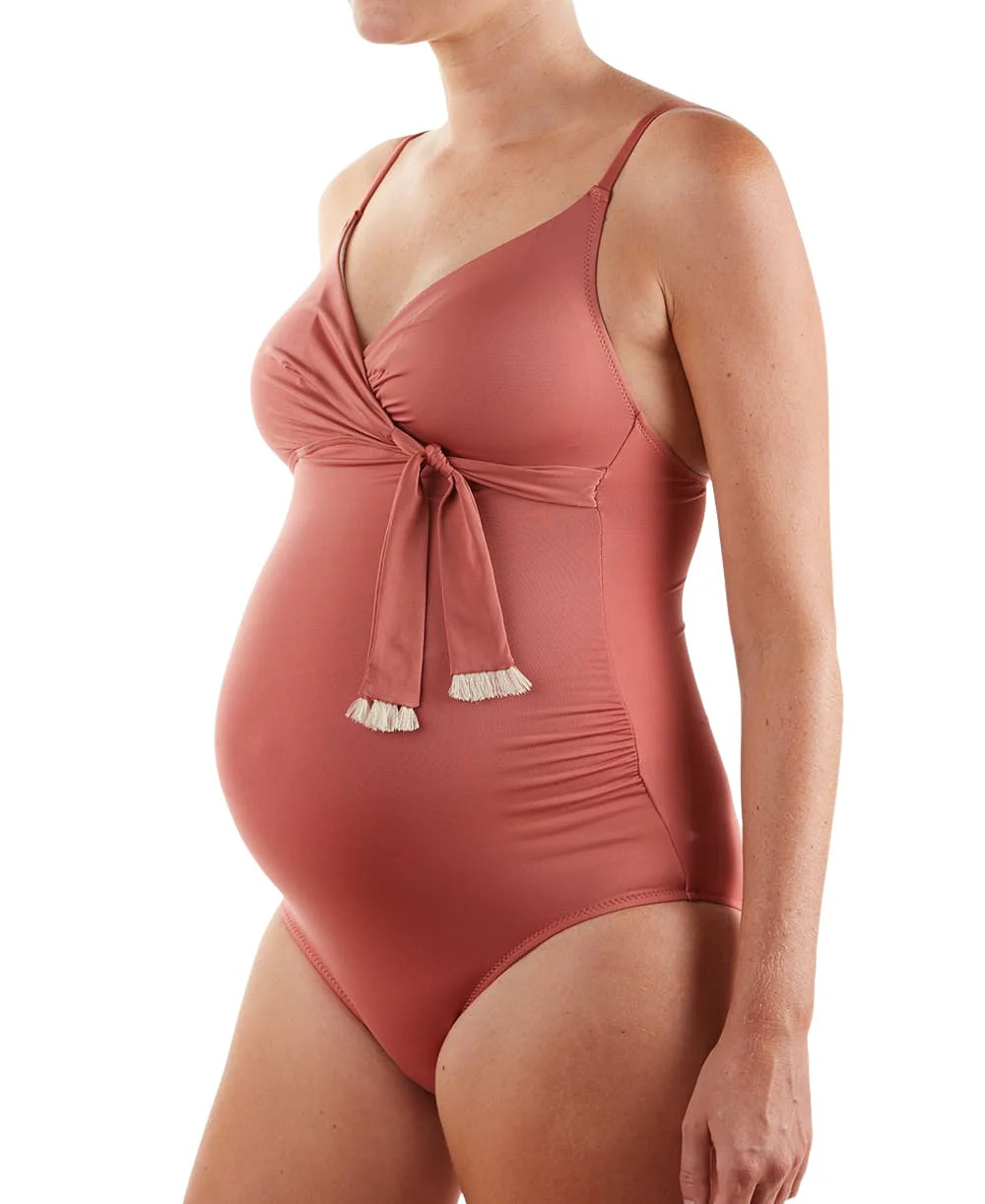 Maillot de bain de grossesse Manitoba - Rose – Image 2