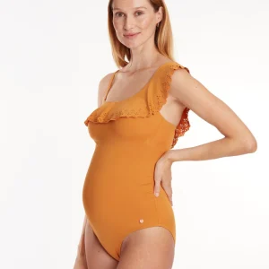 Maillot de bain de maternité Bloom - Miel