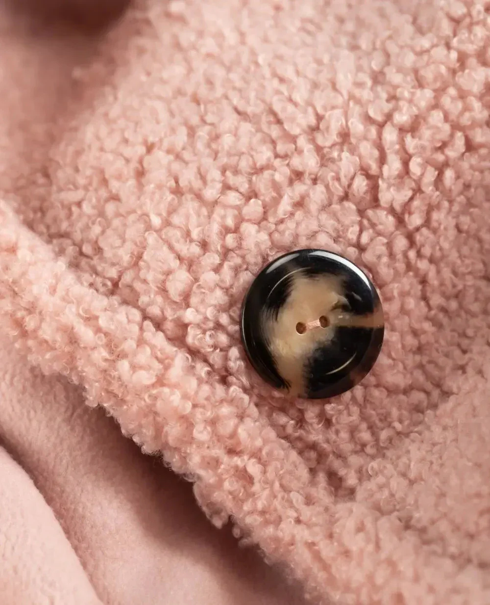 Manteau long de maternité oversize Léonie - Rose – Image 7