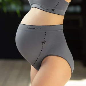 Maxi Culotte de grossesse Illusion - Gris