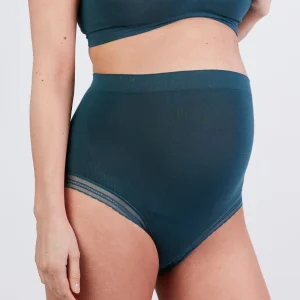 Maxi culotte de grossesse sans couture Milk - Vert
