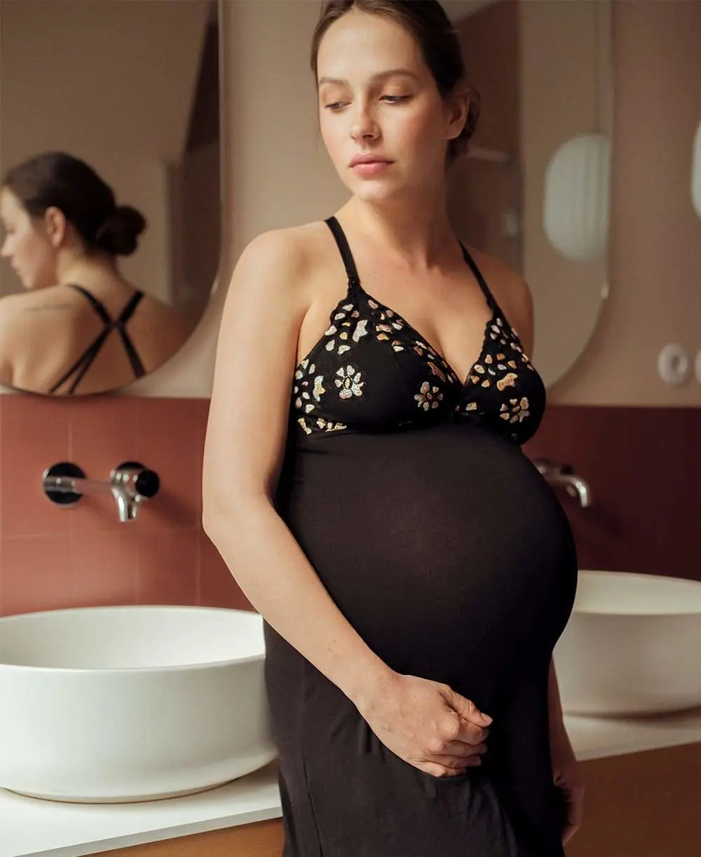 Nuisette de grossesse et d'allaitement Cléo - Noir