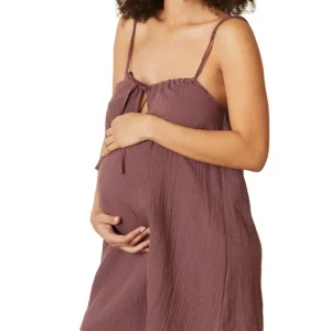 Nuisette de grossesse et d'allaitement Trousseau - Prune