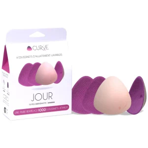 Pack 2 paires - Coussinets d'allaitement lavables - fuites abondantes