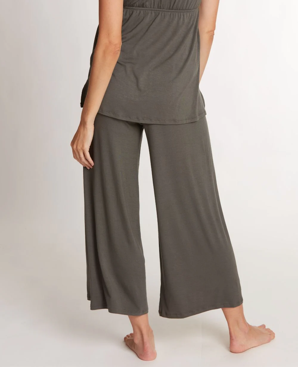 Pantalon 7/8ème de grossesse Origin - Kaki – Image 5