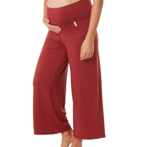Pantalon 7/8ème de grossesse Origin - Terracotta