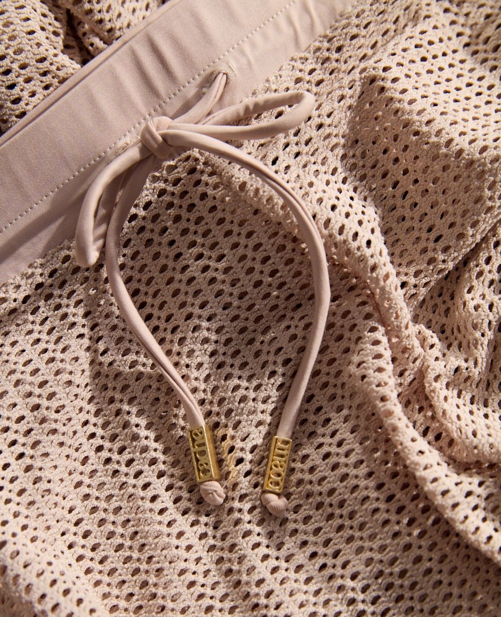 Pantalon beachwear de maternité Milos - Beige – Image 6