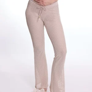 Pantalon beachwear de maternité Milos - Beige