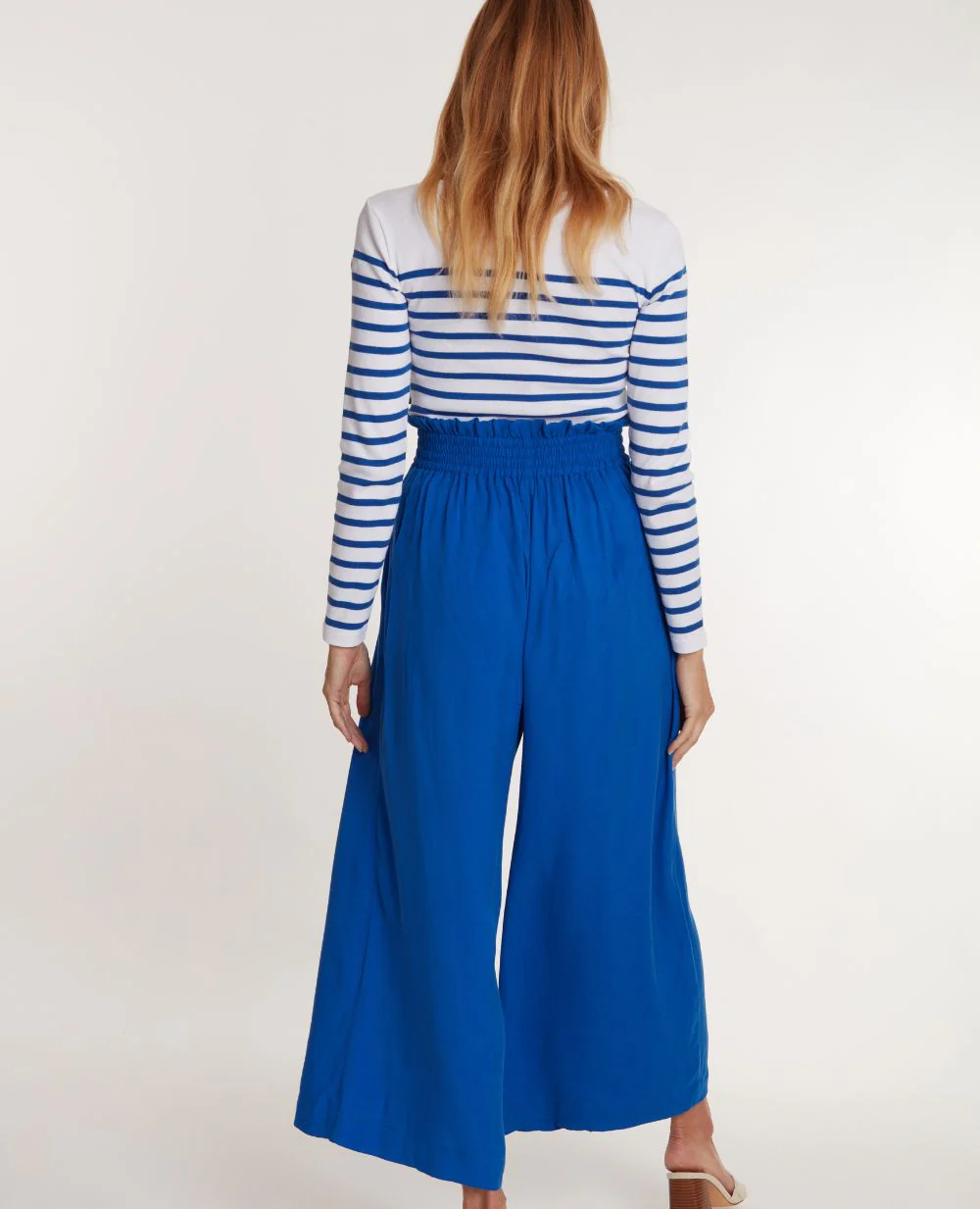 Pantalon de grossesse Sahel - Bleu Electrique – Image 4