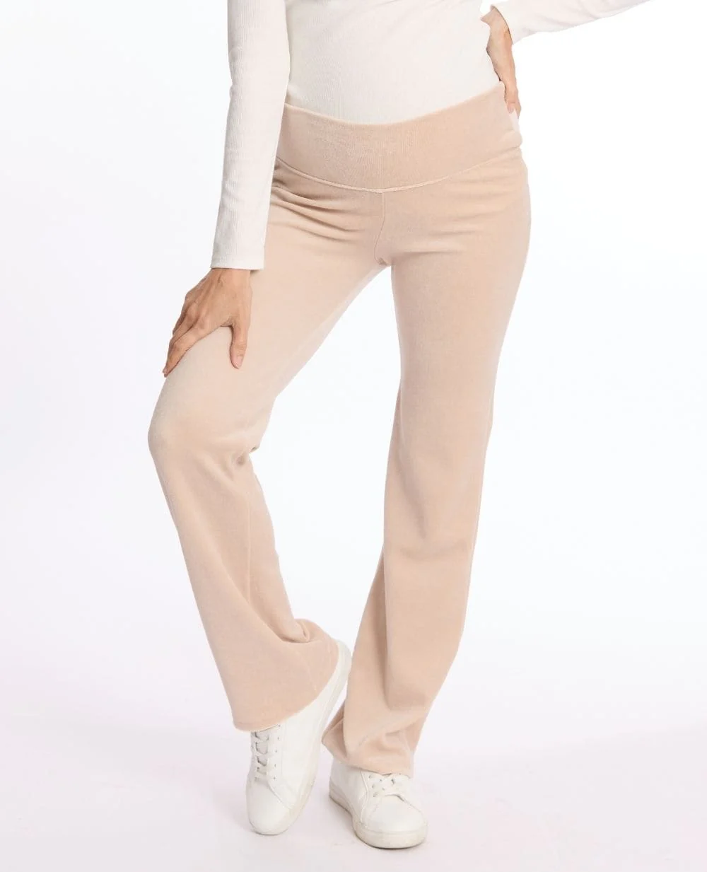 Pantalon de maternité Enzo - Beige – Image 3