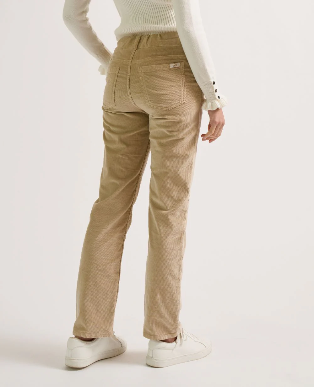 Pantalon droit de maternité William - Noisette – Image 7