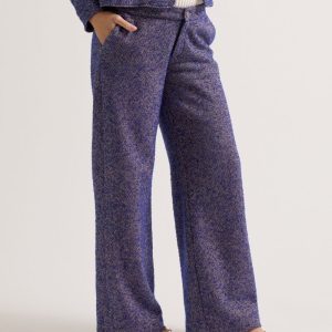 Pantalon large de maternité Kate - Bleu