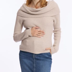 Pull de grossesse et d’allaitement Kim - Beige